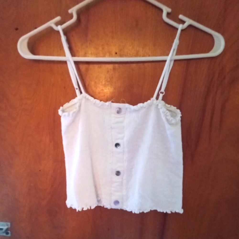 Heart & Hips Button up Crop Tank